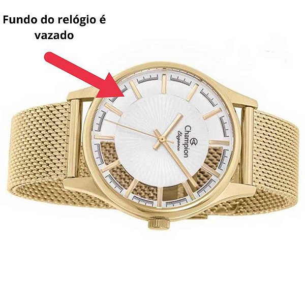 Relógio Feminino Champion Analógico CN20908H - Dourado