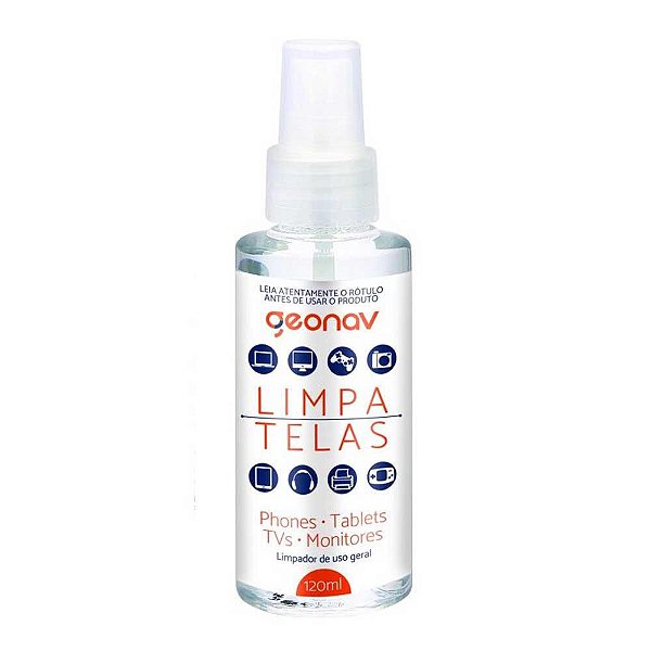 Kit Limpa Telas Geonav Screen Solution 120ml SC120ML