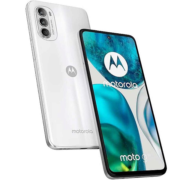 Smartphone Motorola Moto G52 Tela 6,6" 128GB 4GB RAM Branco