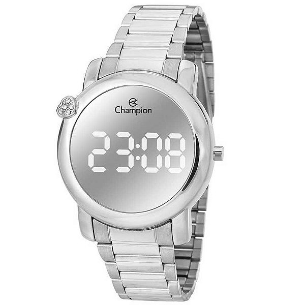 Relógio Feminino Champion Digital CH48064Q - Prata