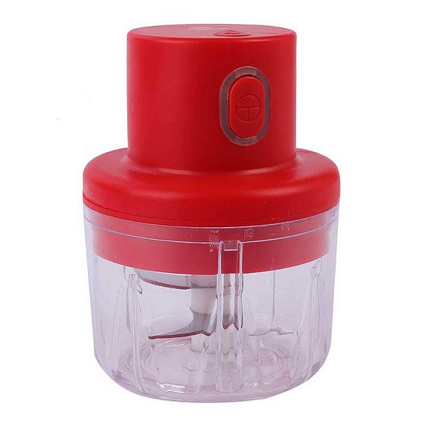 Processador de Alimentos Recarregável 250ml SQ-4311 Vermelho