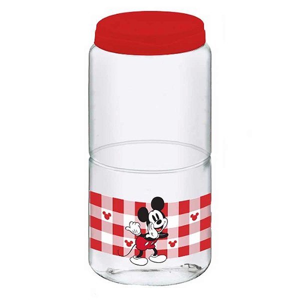 Pote Organizador Tiba Paris Mickey Mouse Plástico - 2100ml