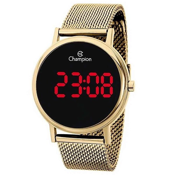 Relógio Feminino Champion Digital CH40179H - Dourado