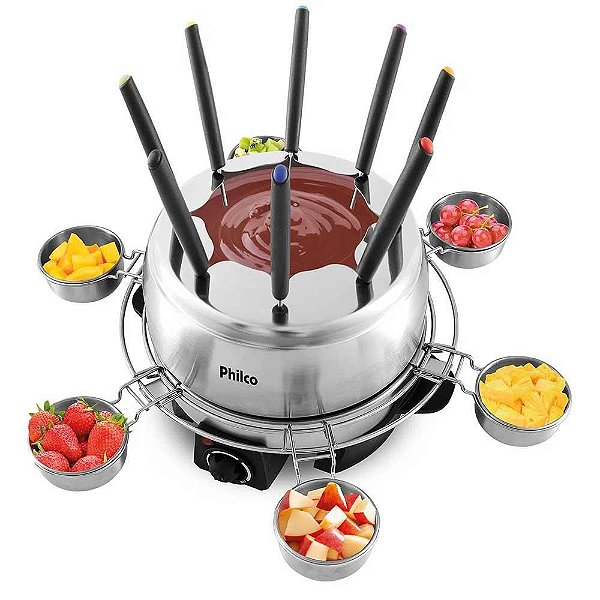 Panela de Fondue Philco 8 Garfos 2,3L 1000W PPE03I - 127V