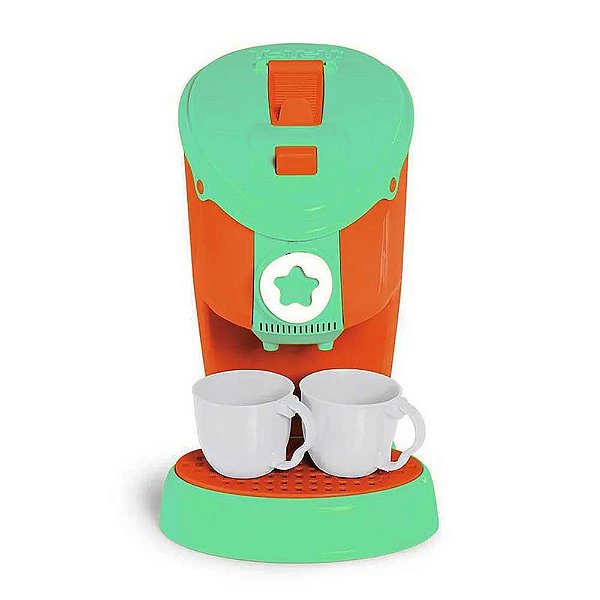 Cafeteira Imaginativa Calesita Tateti Ref.224 Laranja/Verde