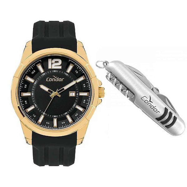 Kit Relógio Masculino Condor + Multifunções CO2115MVY/K5P