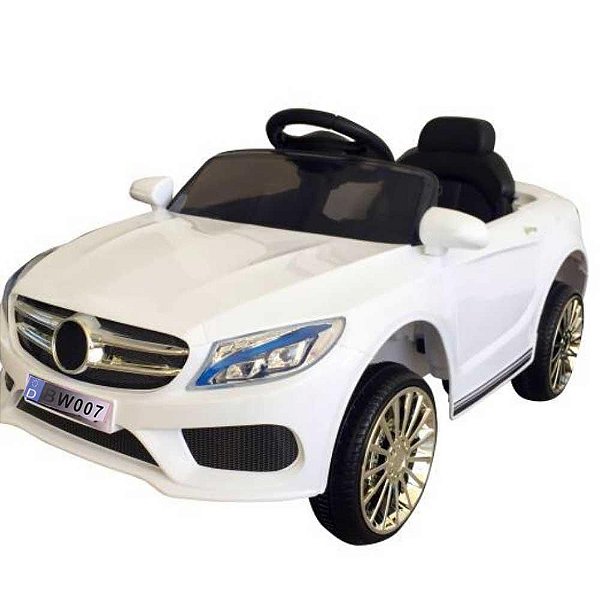 Mini Carro Elétrico Infantil Importway 6V BW007BR - Branco