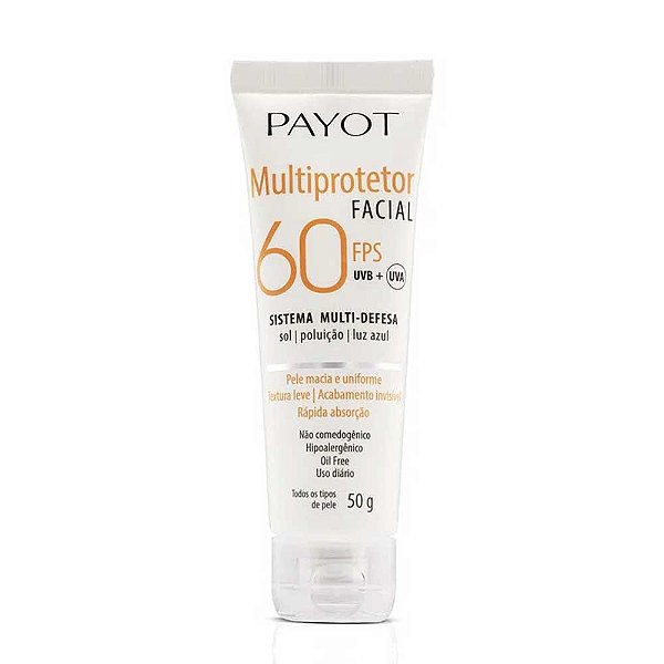 Protetor Solar Payot 60 FPS UVB + UVA Multiprotetor Facial