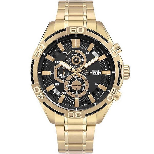 Relógio Masculino Technos Cronógrafo JS15ENJ/1P - Dourado