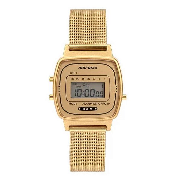 Relógio Feminino Mormaii Digital MO13722C/7D - Dourado