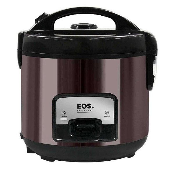 Panela de Arroz Elétrica Eos 1,8L 700W EPA10PT Preto - 127V