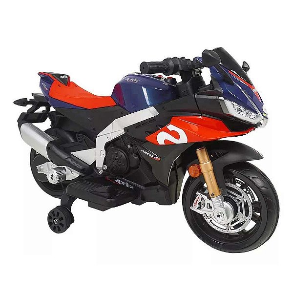 Mini Moto Elétrica Importway 12V Aprilia RSV4 BW268 - Azul