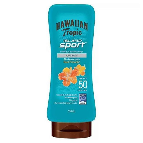 Loção Protetor Solar Hawaiian Tropic Island Sport FPS50