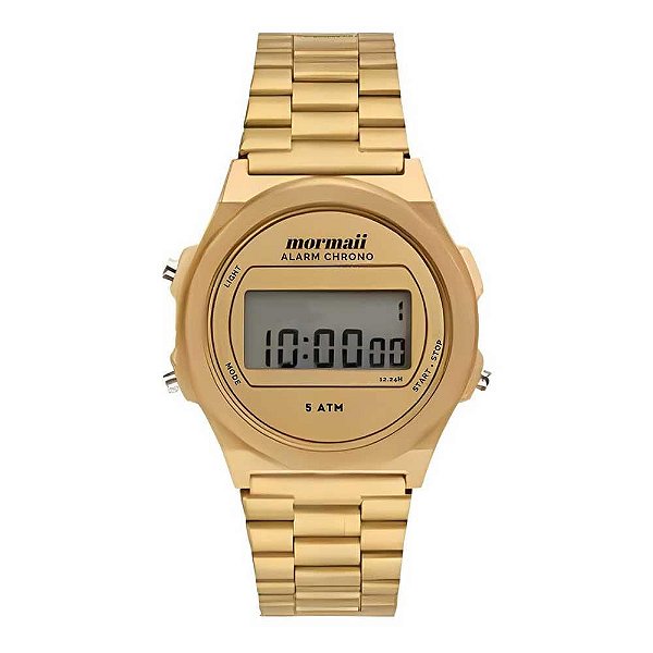 Relógio Feminino Mormaii Digital MO13034/7D - Dourado