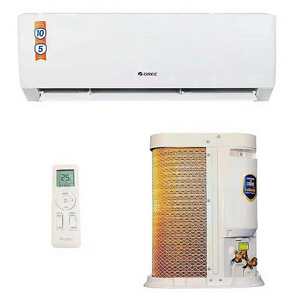 Ar-condicionado Gree 12000BTUs G-Top Quente E Frio - 220V