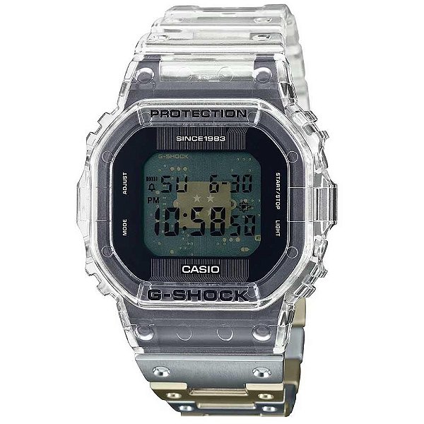 Relógio Masculino Casio G-Shock DWE-5640RX-7DR Transparente