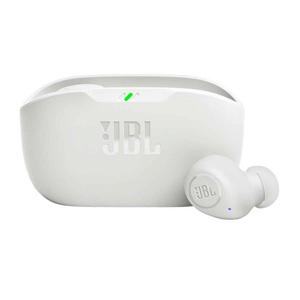 Fone de Ouvido JBL Bluetooth Wave Buds Perfect Fit - Branco
