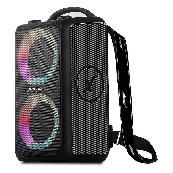 Caixa de Som Amvox Bluetooth ACA 600 BagVox Preto - Bivolt