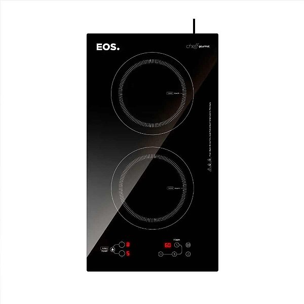 Cooktop de Indução Eos 2 Bocas 3500W ECI02EP Preto - 220V