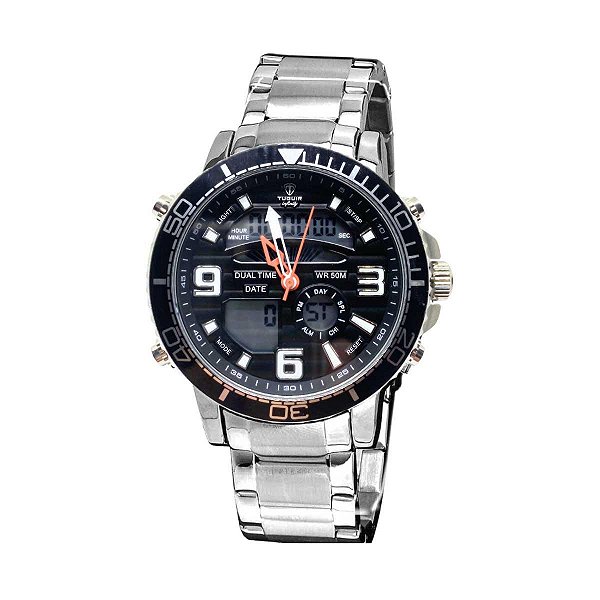 Relógio Masculino Tuguir Infinity 1881 TGI37019 - Prata