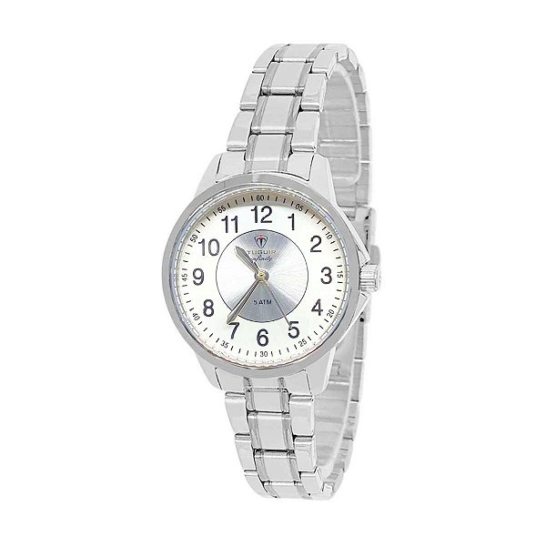 Relógio Feminino Tuguir Infinity 3113A TGI37046 - Prata
