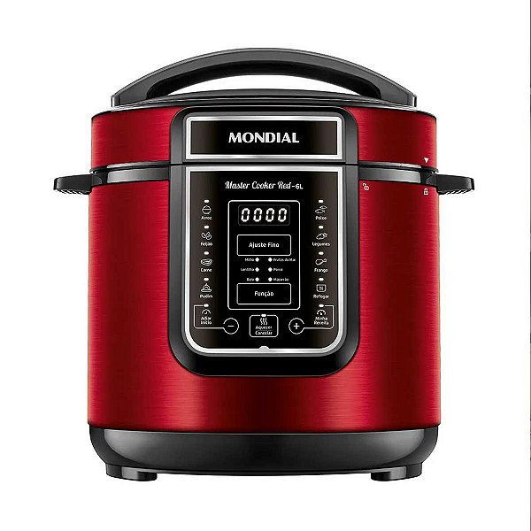 Panela de Pressão Elétrica Mondial PE-60-6L-RI Vermelho 127V