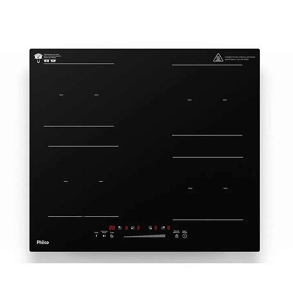 Cooktop de Indução Philco 9 Níveis de Potência PCTQ1 220V