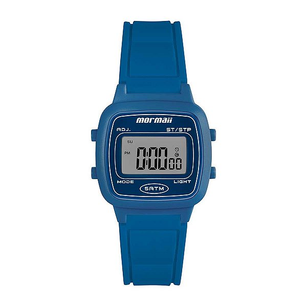 Relógio Feminino Mormaii Digital Vintage MO21900/8A - Azul