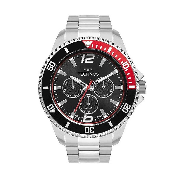 Relógio Masculino Technos Racer Analógico 6P29ALE/1P Prata