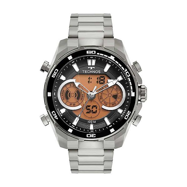 Relógio Masculino Technos Performance BJ3530AE/1P Prata
