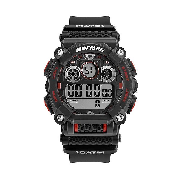 Relógio Masculino Mormaii Digital MO8005/8P - Preto