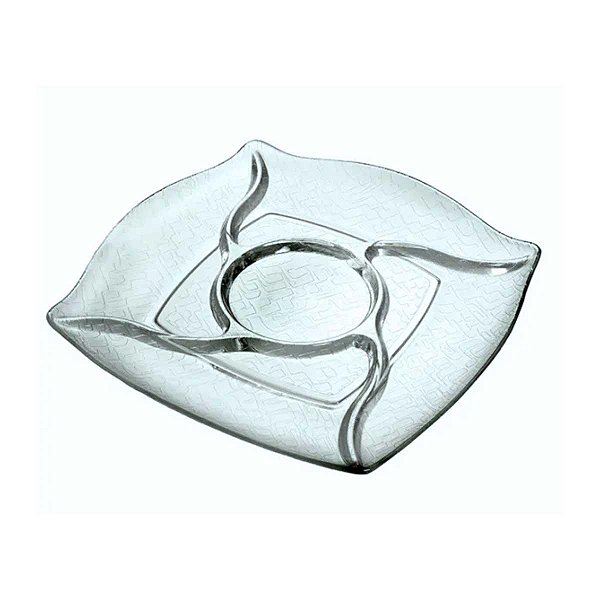 Petisqueira de Vidro Wheaton Quadratto 29cm Ref.5266