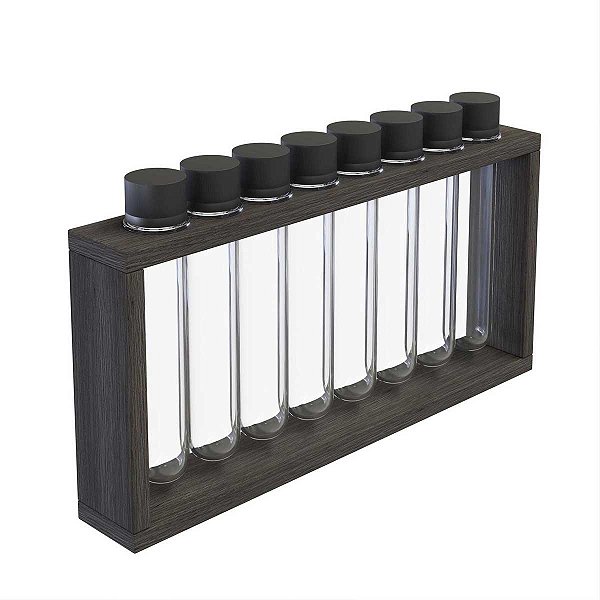 Porta Temperos Pinos Horizontal Stolf C/8 Potes Ref.1122