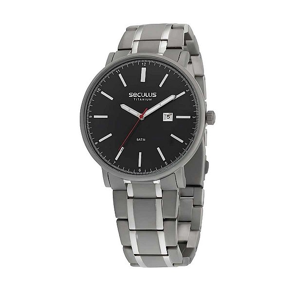 Relógio Masculino Seculus Analógico 44113G0SVNT1 Cinza
