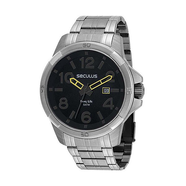 Relógio Masculino Seculus Analógico 44070G0SVNA2 Prata