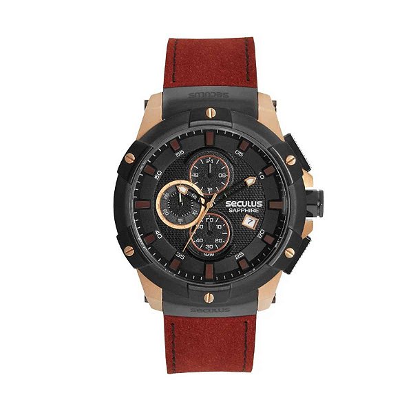 Relógio Masculino Seculus Cronográfo 20923GPSVIC7 Rose