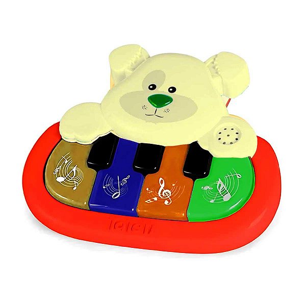Teclado Music Pets Tateti Calesita Ref.227 Cachorro Amarelo