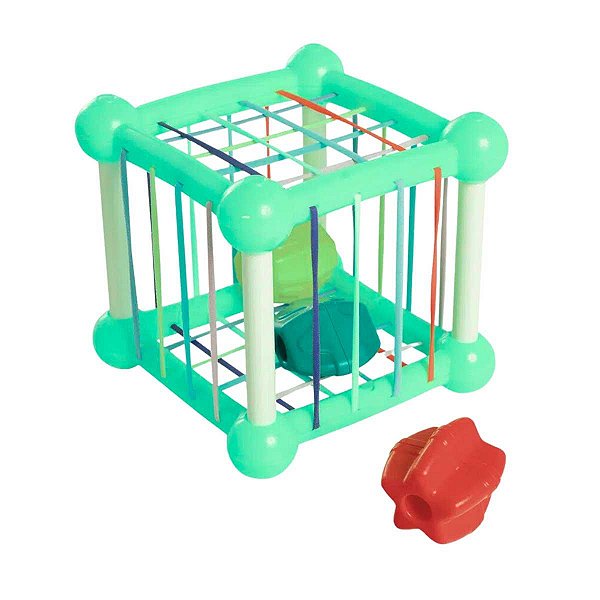 Brinquedo Desafio à Fio Cubo Tateti Calesita R.871 Turquesa