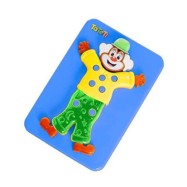 Brinquedo Monta Palhaço Tateti Calesita Ref.837 Azul