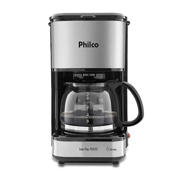 Cafeteira Elétrica Philco 750ml Inox Plus PCF25I Preto 127V