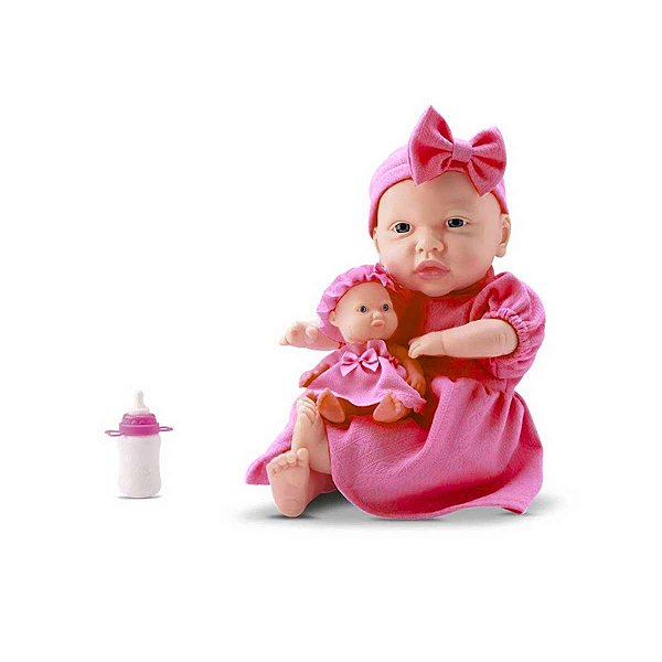 Boneca Honey Bee Mommy Bee Toys Ref.736 Rosa