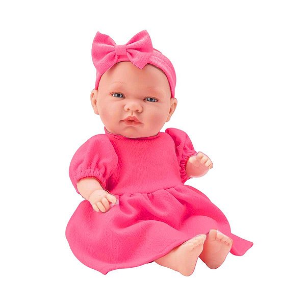 Boneca Amélia Frases Bee Toys Com Som Ref.948 Rosa Escuro