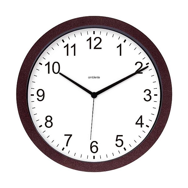Relógio de Parede Ambiente 25cm 119106-343 Roxo Mesclado