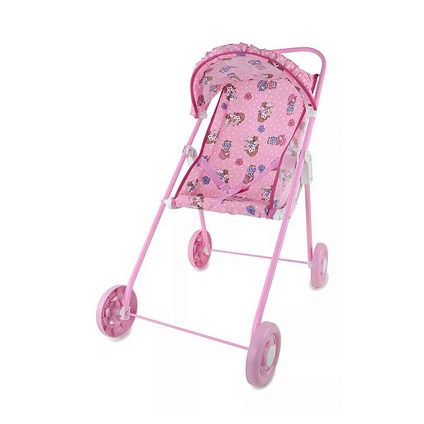 Carrinho Para Boneca Simples Mep Kids Ref.B6 Rosa Crianças