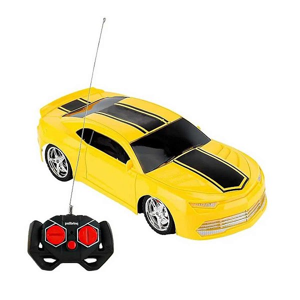 Carrinho Esportivo de Controle Remoto BBR Toys R3154 Amarelo
