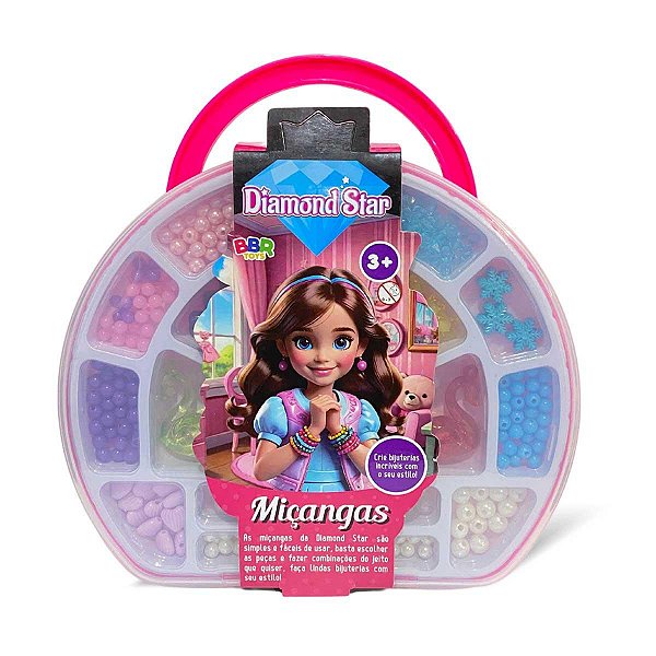 Kit Maleta de Miçangas BBR Toys Diamond Star R3438