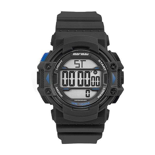 Relógio Masculino Mormaii Digital MO230200/8A - Preto