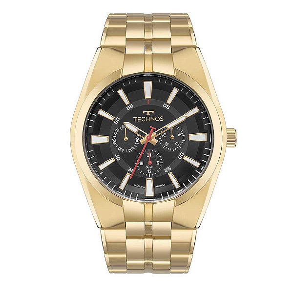 Relógio Masculino Technos Cronógrafo 6P29AMB/1P Dourado