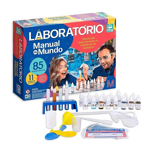 Laboratório Manual do Mundo Nig 85 Experiências Ref.1640