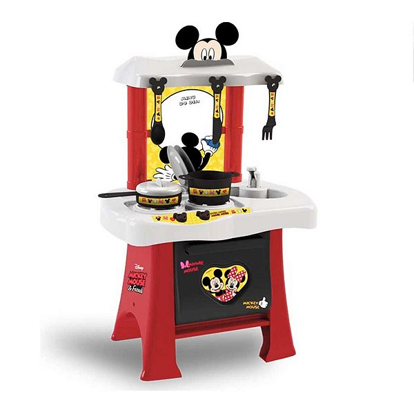 Cozinha de Brinquedo Mickey Disney Xalingo R.1935.4 Vermelha